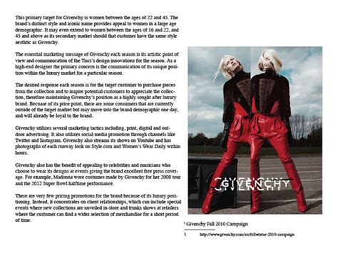 givenchy target audience|givenchy marketing strategy.